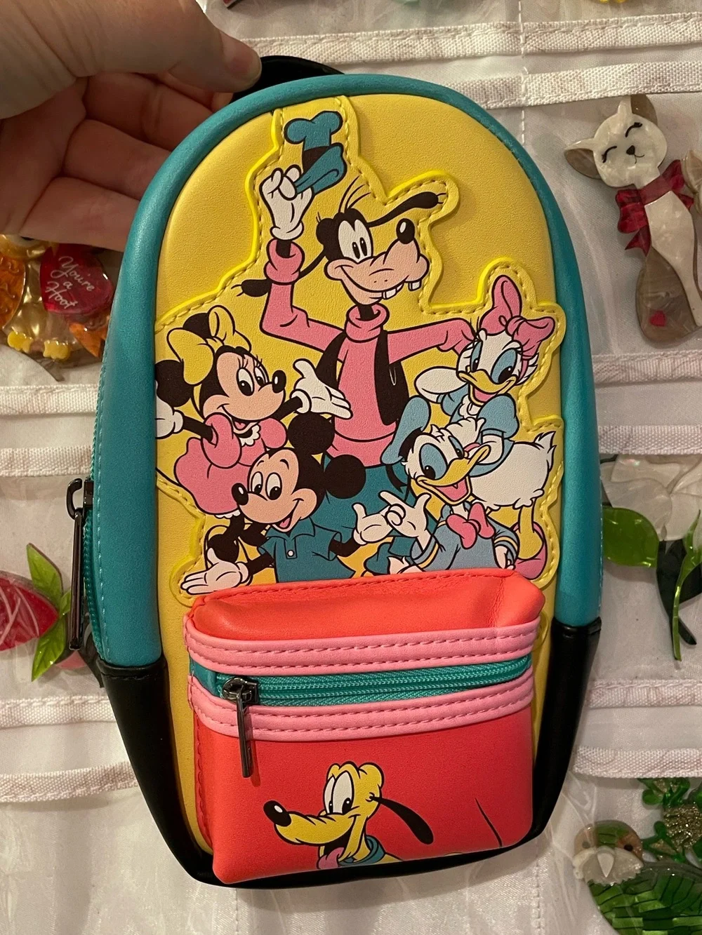 NWOT Loungefly Disney100 Mickey Mouse And Friends Pencil Case